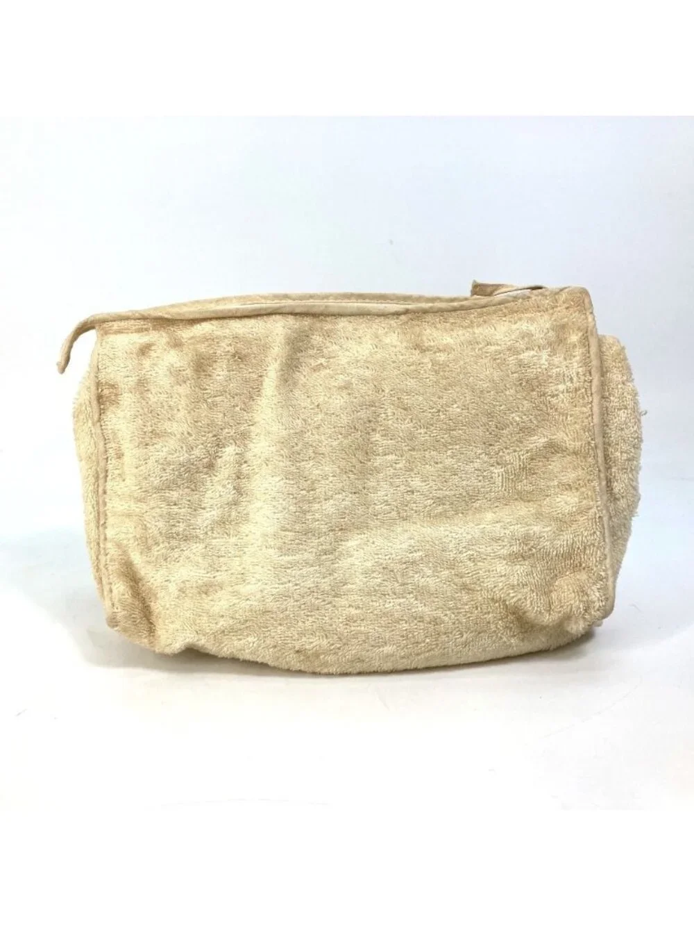 Hermes Pouch Logo Pile Beige